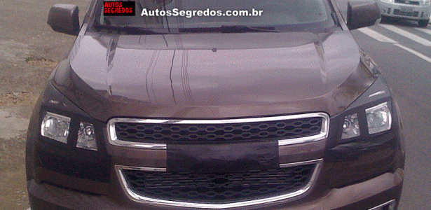 Flagra da nova geração da Chevrolet S10 em testes no Brasil