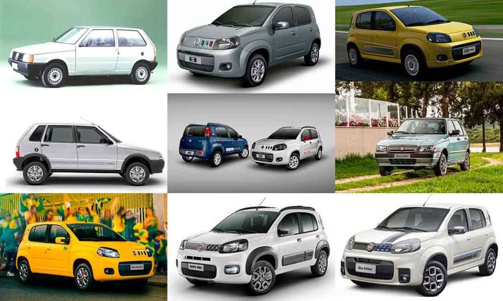 Fiat Uno Mille: dez anos de sucesso e evolução - fotos
