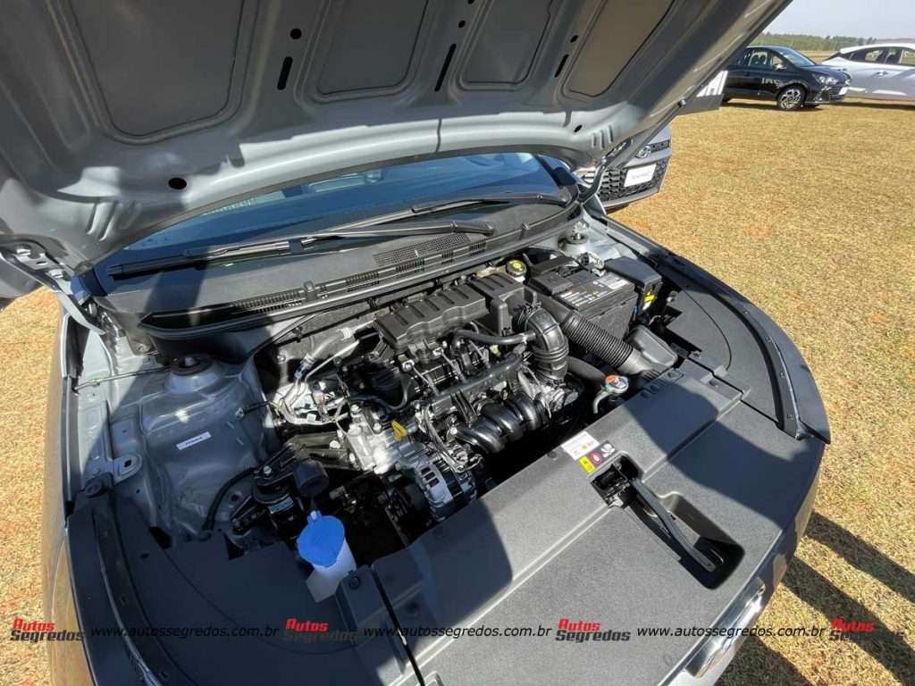 Motor 1.0 Kappa do novo Hyundai HB20 Sense 2023