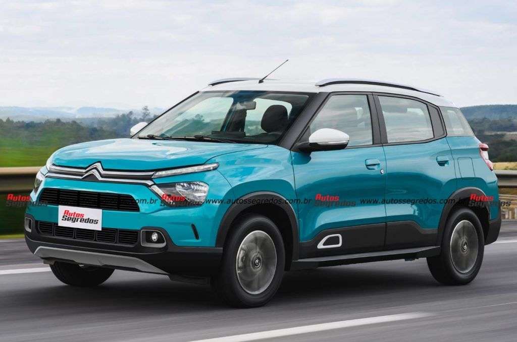 Projeção Novo Citroën de sete lugares