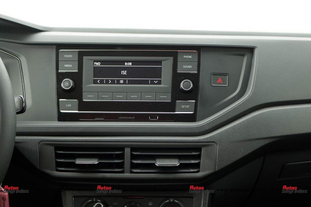 rádio do Volkswagen Polo Track 2023