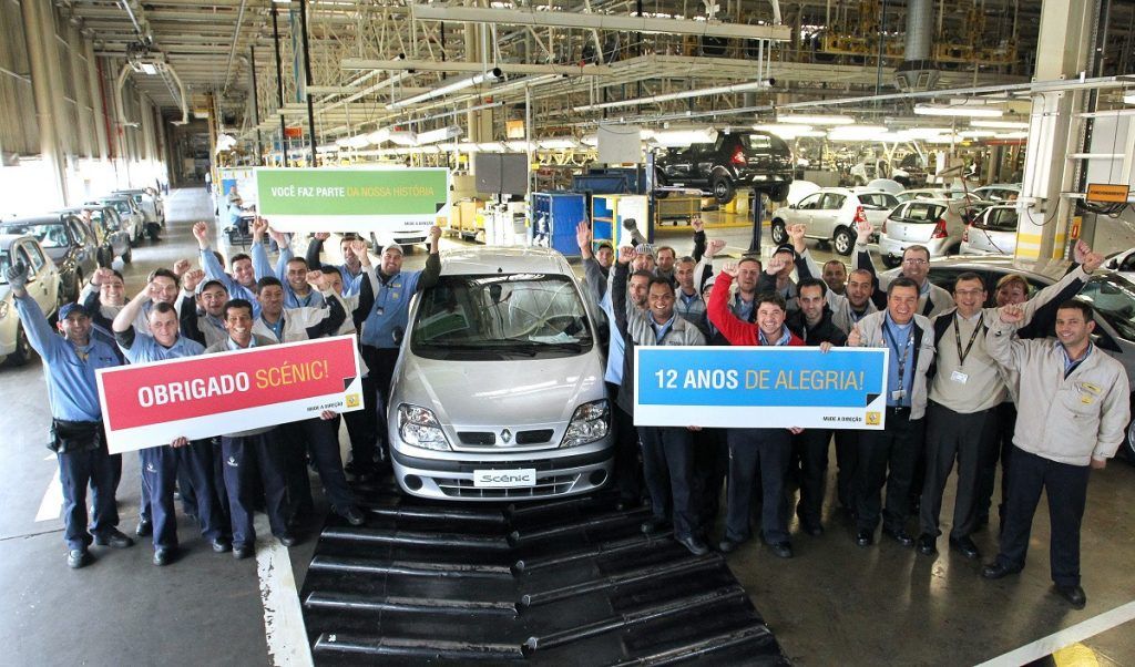 fim de produção do Renault Scenic