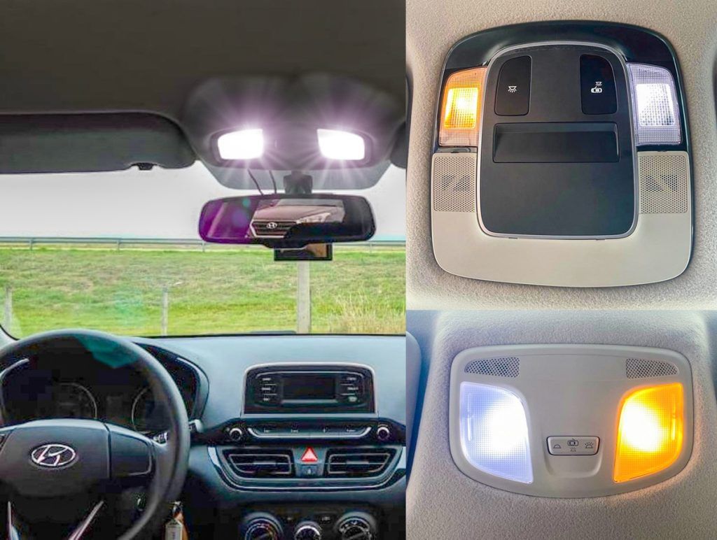 Luz Ambiente de iluminação auxilia os ocupantes a enxergarem melhor o interior do veículo durante a noite ou em situações de pouca luz