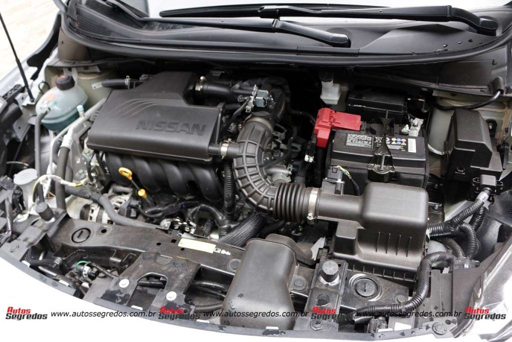 motor 1.6 do novo Nissan Versa Exclusive