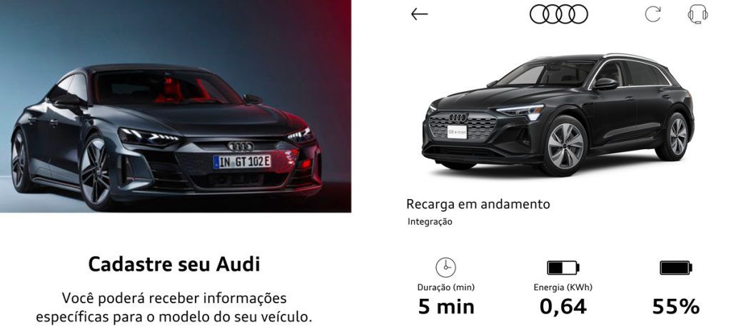 Audi do Brasil lança aplicativo exclusivo que integra rede de carregadores elétricos no Brasil