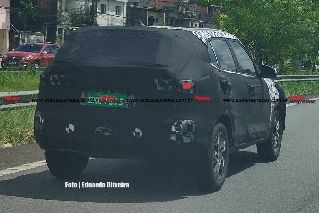 Flagra do novo Hyundai Creta 2025 reestilizado  