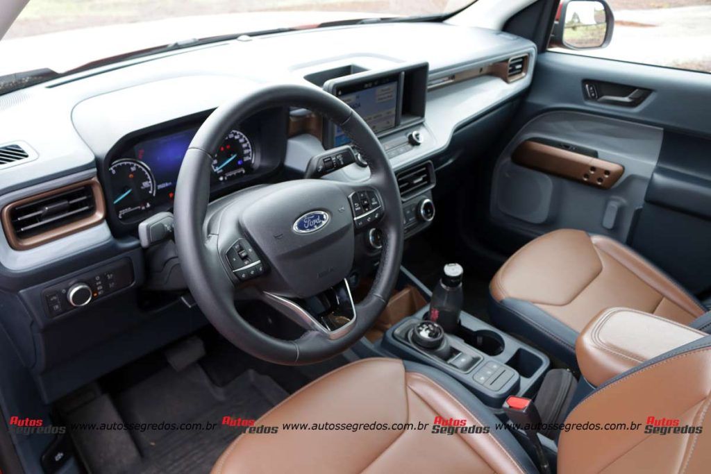 painel da Ford Maverick Hybrid 2023