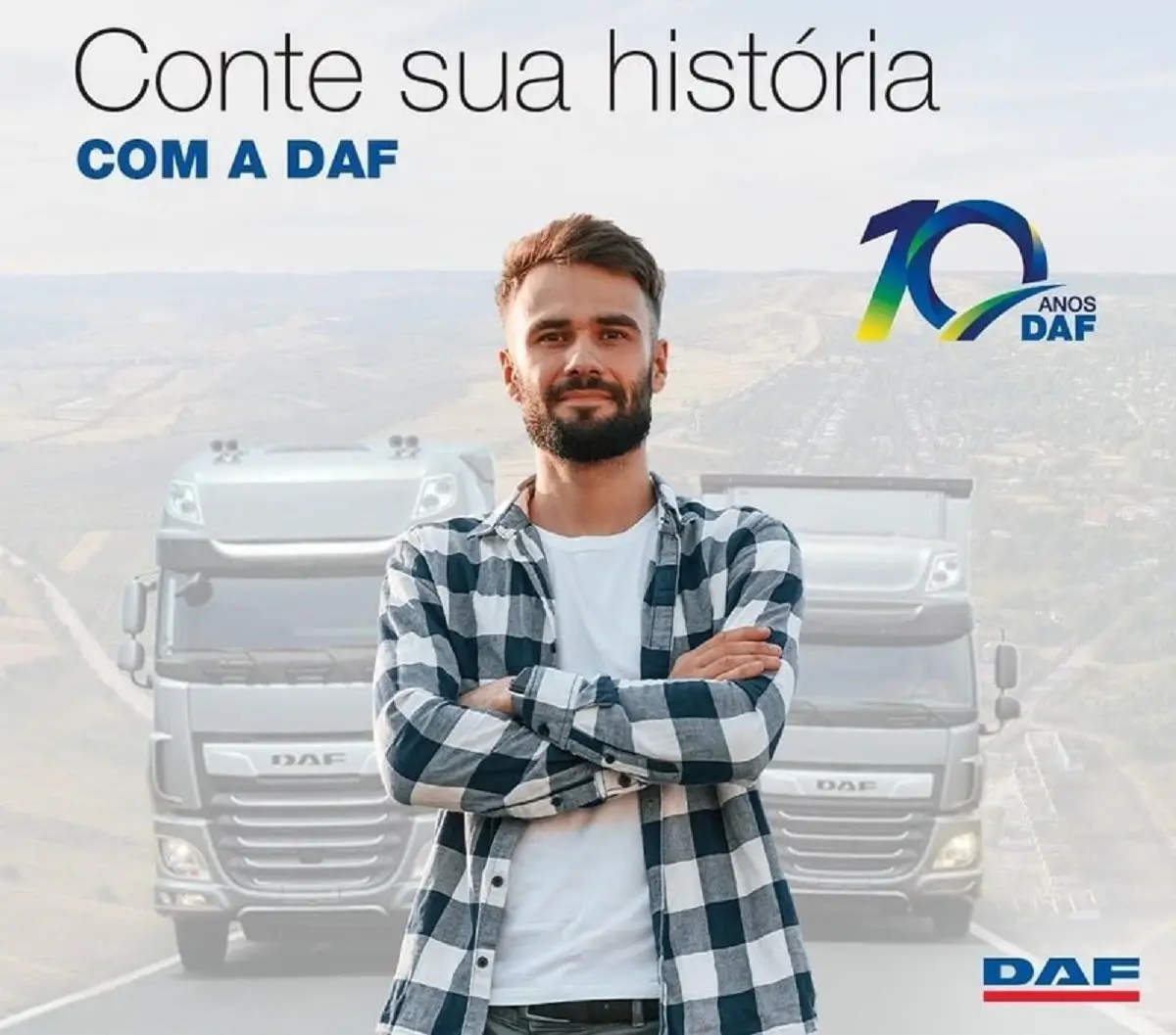 DAF celebra 10 anos de Brasil com série limitada do caminhão XF
